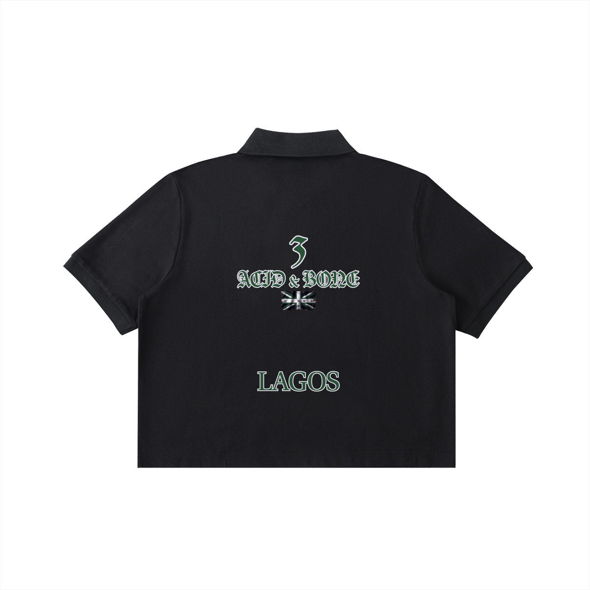 ACID & BONE Women's Cropped Lagos Polo Shirt