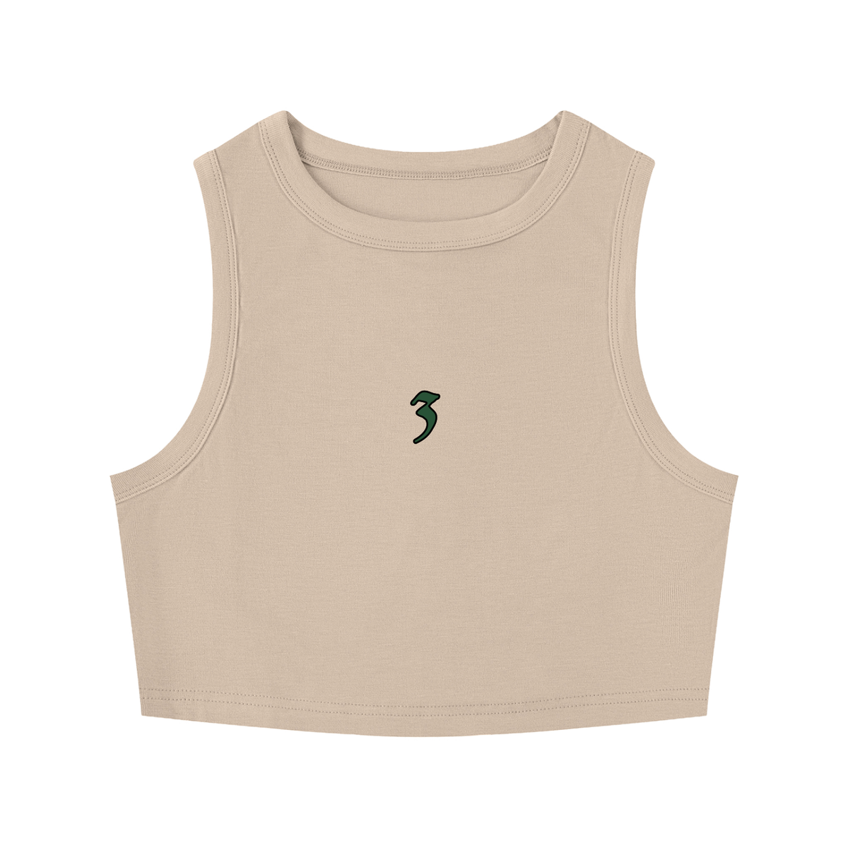 ACID & BONE Women's Cropped Captain's Tank Top