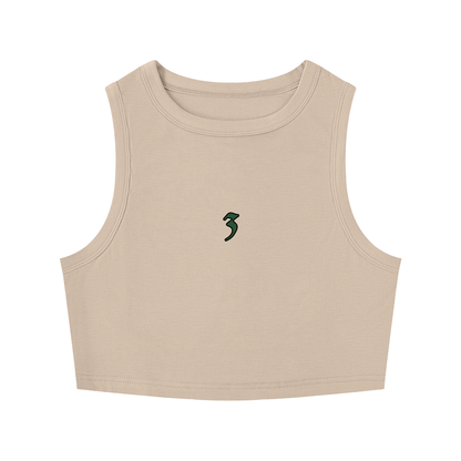 ACID & BONE Women's Cropped Captain's Tank Top