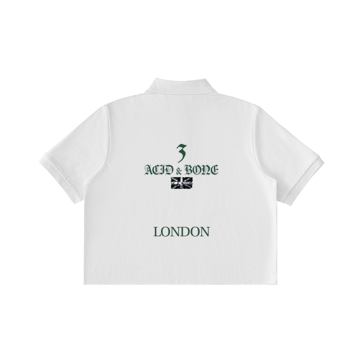 ACID & BONE Women's Cropped London Polo Shirt