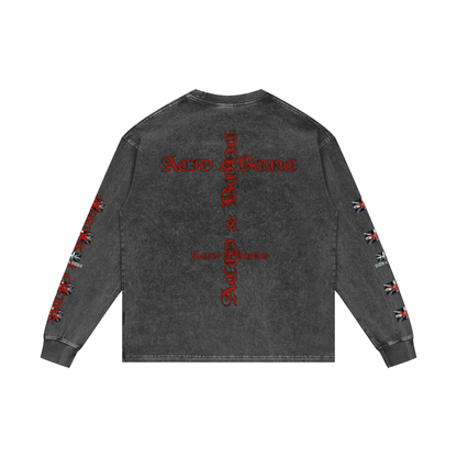 ACID & BONE Green Jack Long-Sleeve T-Shirt