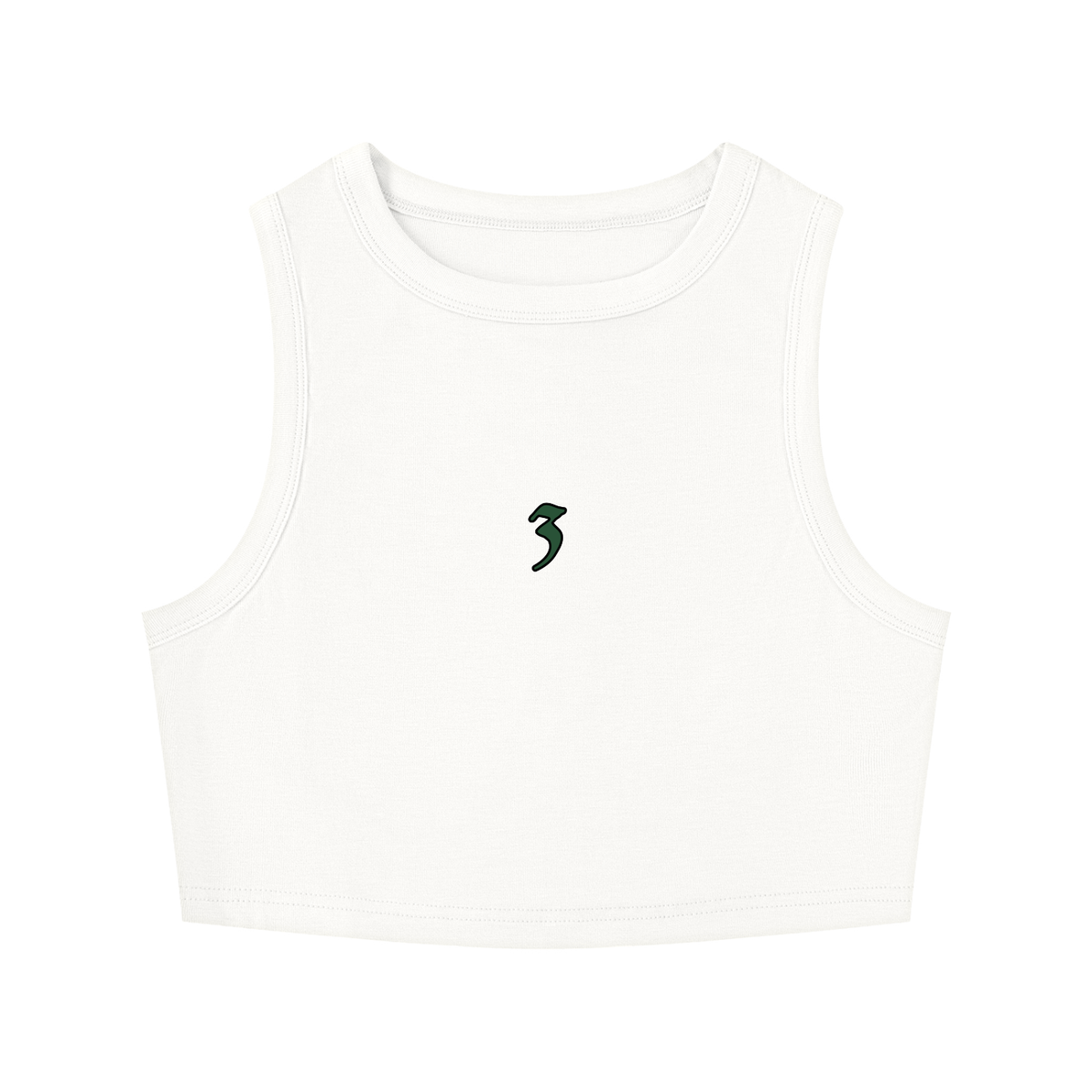 ACID & BONE Women's Cropped Captain's Tank Top