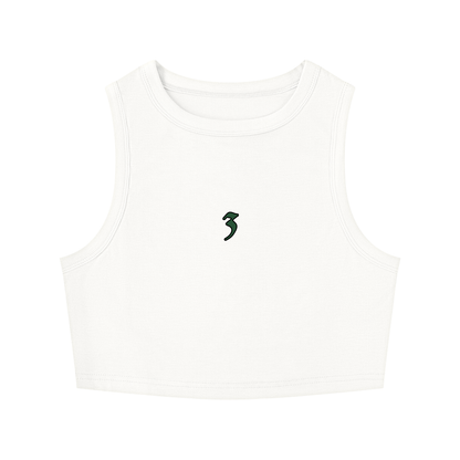 ACID & BONE Women's Cropped Captain's Tank Top