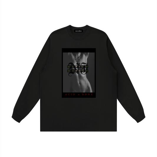 ACID & BONE "NJ MU₦¥UN" Long Sleeve T-Shirt
