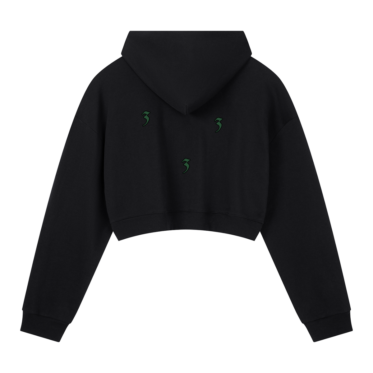 ACID & BONE Women's Cropped Captain's Hoodie