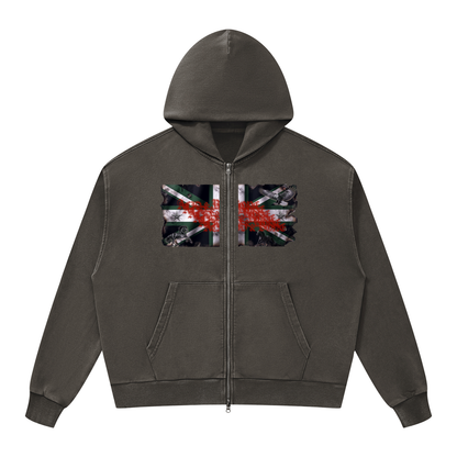 ACID & BONE Green Jack Zip-Up Jacket