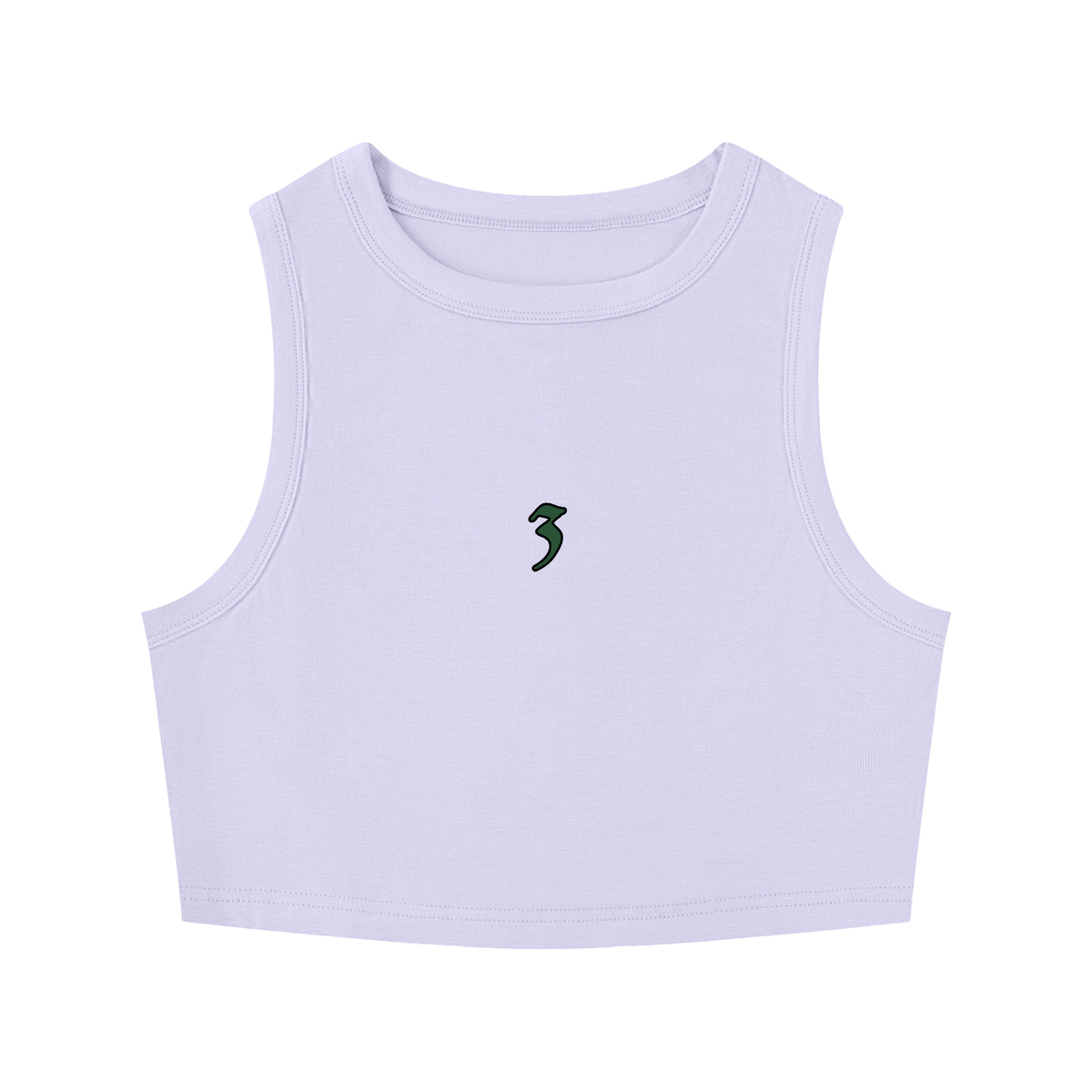 ACID & BONE Women's Cropped Captain's Tank Top