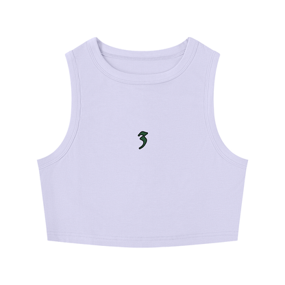 ACID & BONE Women's Cropped Captain's Tank Top
