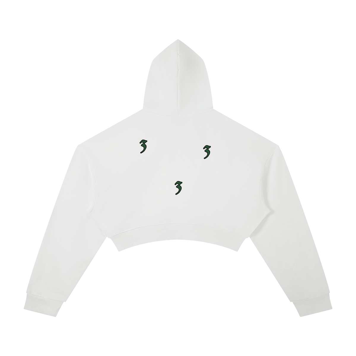 ACID & BONE Women's Cropped Captain's Hoodie