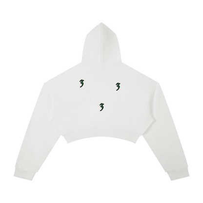 ACID & BONE Women's Cropped Captain's Hoodie