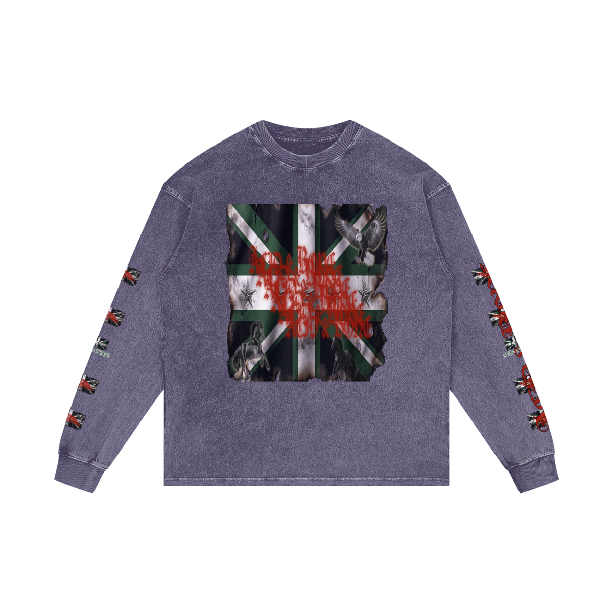 ACID & BONE Green Jack Long-Sleeve T-Shirt