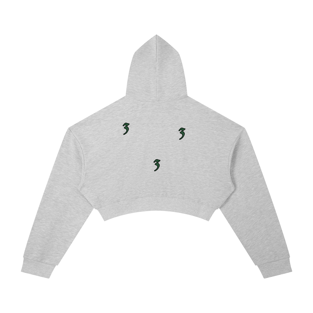 ACID & BONE Women's Cropped Captain's Hoodie