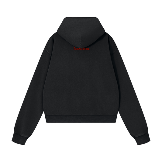 ACID & BONE Green Jack Zip-Up Jacket