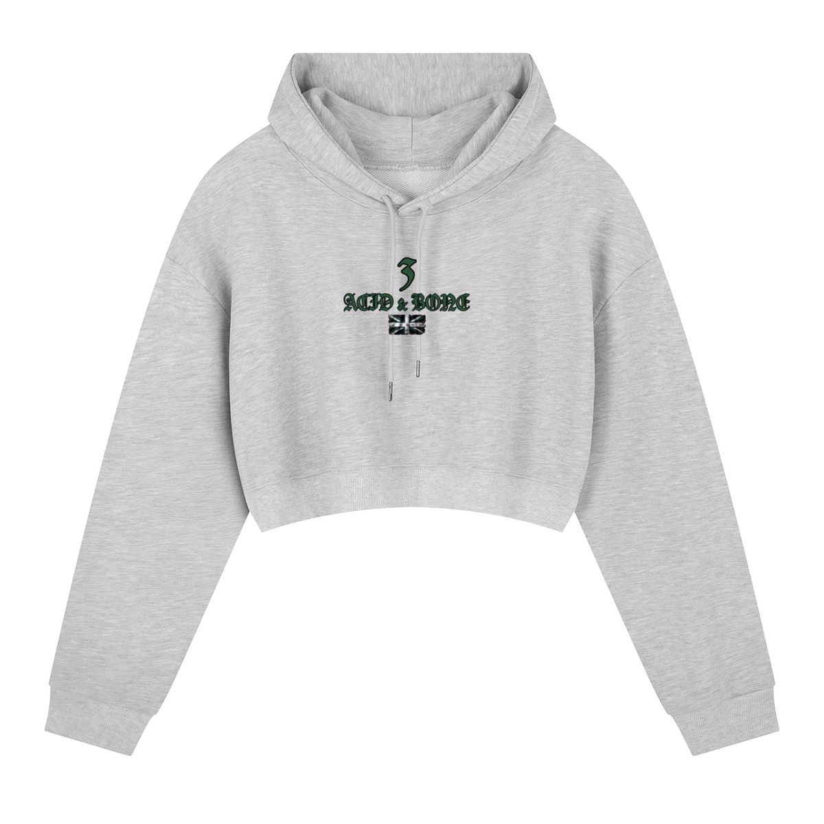 ACID & BONE Women's Cropped Captain's Hoodie