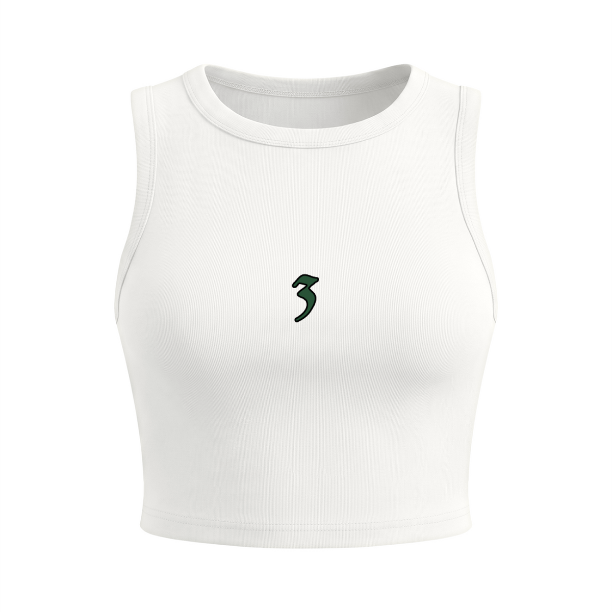 ACID & BONE Women's Cropped Captain's Tank Top
