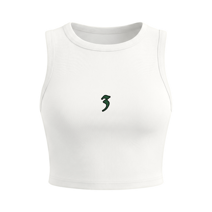 ACID & BONE Women's Cropped Captain's Tank Top