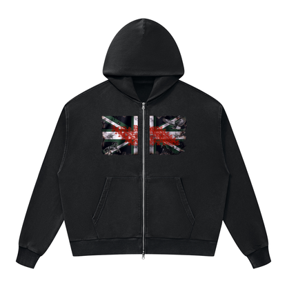 ACID & BONE Green Jack Zip-Up Jacket