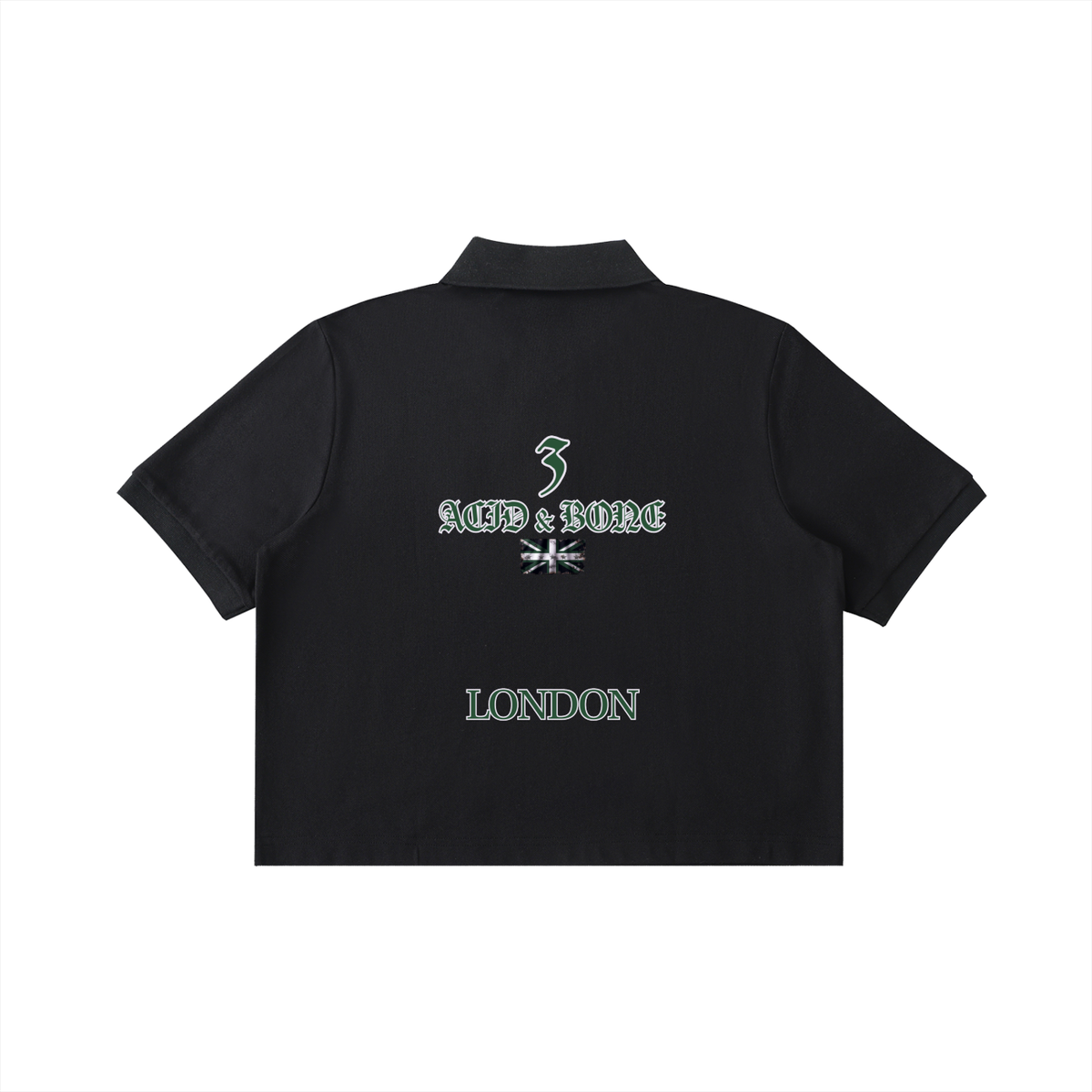 ACID & BONE Women's Cropped London Polo Shirt