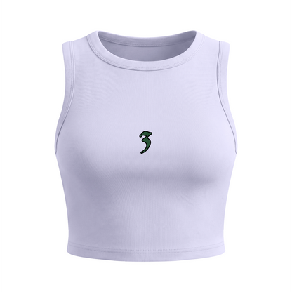 ACID & BONE Women's Cropped Captain's Tank Top