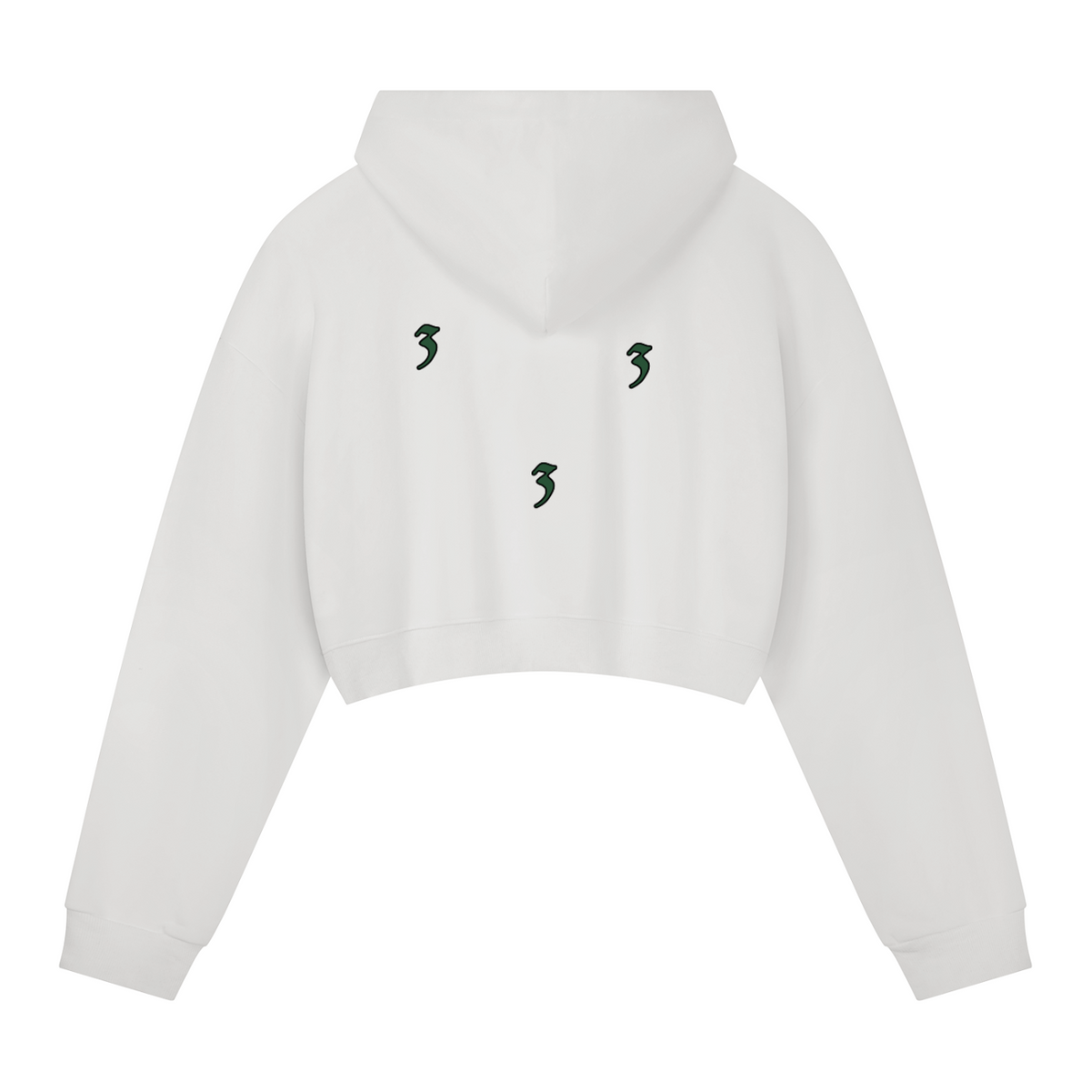 ACID & BONE Women's Cropped Captain's Hoodie