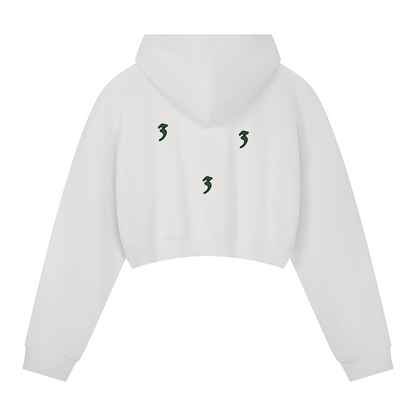 ACID & BONE Women's Cropped Captain's Hoodie